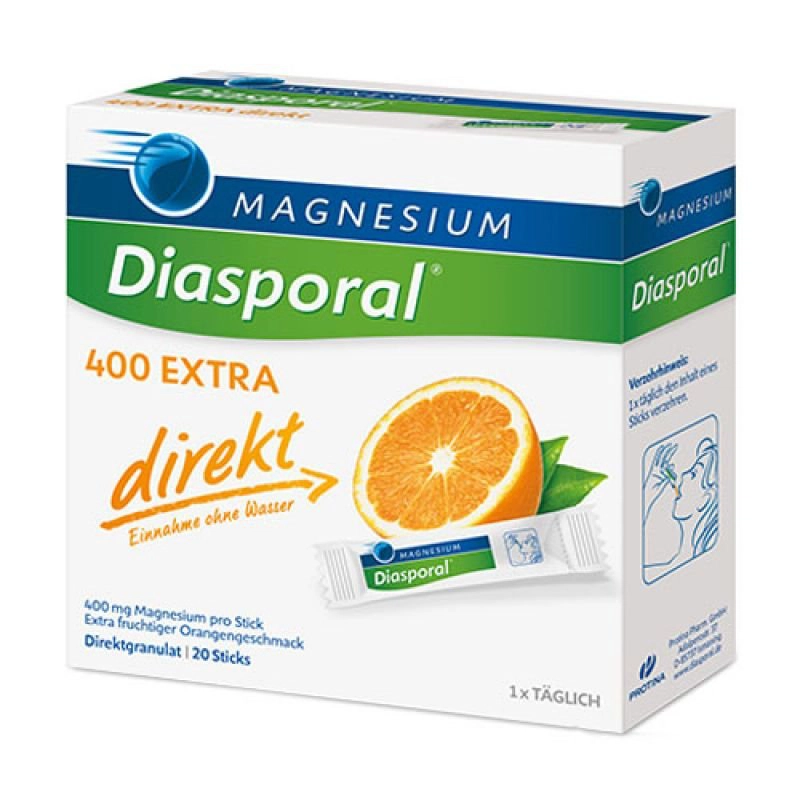 Magnesium Diasporal 400 Extra Direkt granulátum - 20 tasak 1 Magnesium Diasporal 400 Extra Direkt granulátum – 20 tasak