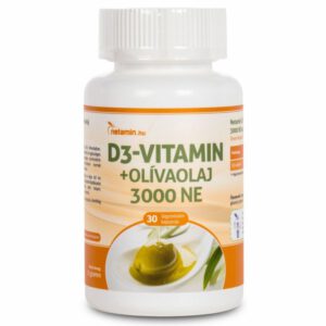 Netamin D3-vitamin+olívaolaj 3000NE lágyzselatin kapszula - 30db
