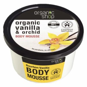Organic Shop Testápoló mousse Bourbon vanília – 250ml