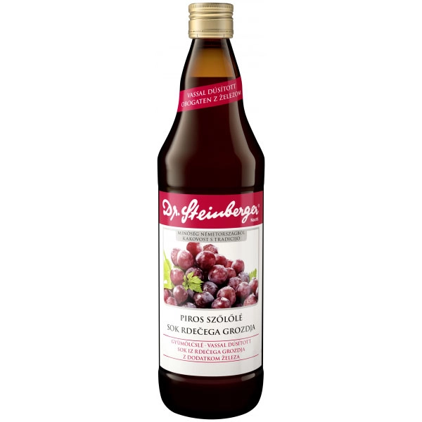 Dr. Steinberger piros szőlőlé - 750ml 1 Dr. Steinberger piros szőlőlé - 750ml