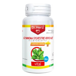 Dr. Herz Gymnema Sylvestre + Szerves króm tabletta - 90db