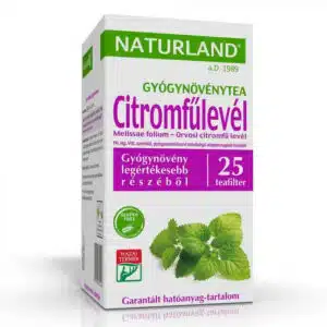 Naturland citromfűlevél tea - 25 filter/doboz