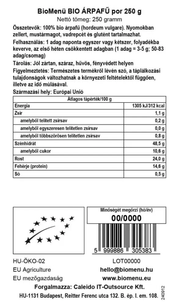 Caleido Árpafű por - 250g 2 Caleido Árpafű por - 250g - Image 2