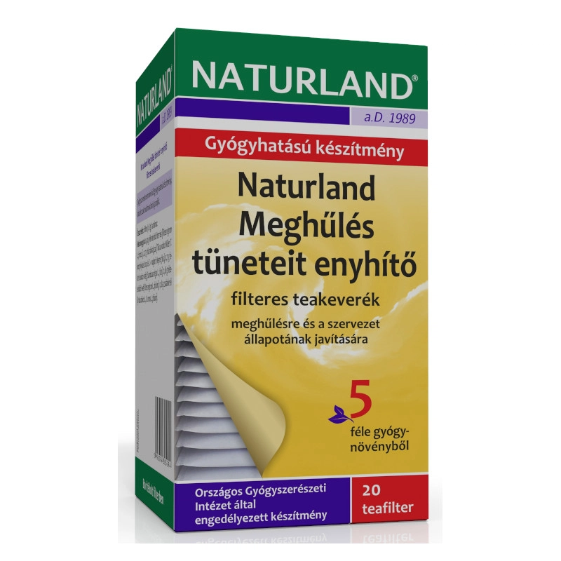 Naturland meghűlést enyhítő tea - 20 filter 1 Naturland meghülést enyhítő tea – 20 filter