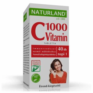 Naturland C-vitamin tabletta - 40db