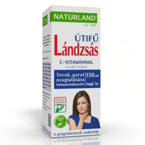 Naturland Lándzsás útifű szirup + C-vitamin felnőtt - 150ml