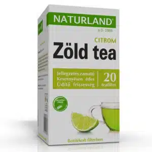 Naturland Zöld tea citromos - 20 filter