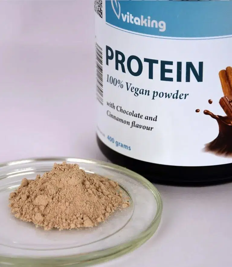 Vitaking Protein csoki-fahéj növényi fehérje italpor - 400g 2 Vitaking Protein csoki-fahéj növényi fehérje italpor - 400g