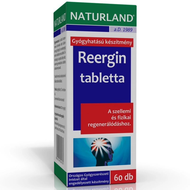 Naturland Reergin tabletta - 60db 1 Naturland Reergin tabletta – 60db