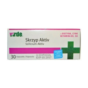 Virde Szilícium aktív cinkkel és hialuronsavval – 30db