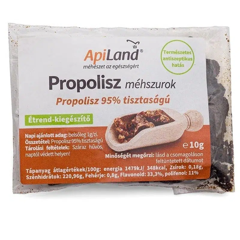 Apiland 95%-os propolisz (méhszurok) - 10g 1 Apiland 95%-os propolisz (méhszurok) - 10g