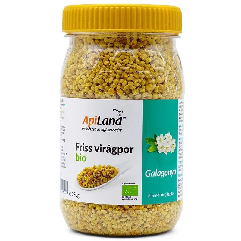 Apiland Friss virágpor bio galagonya - 230g 1 Apiland Friss virágpor bio galagonya - 230g