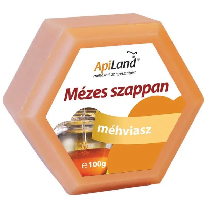 Apiland mézes, méhviaszos szappan - 100g 1 Apiland mézes, méhviaszos szappan - 100g