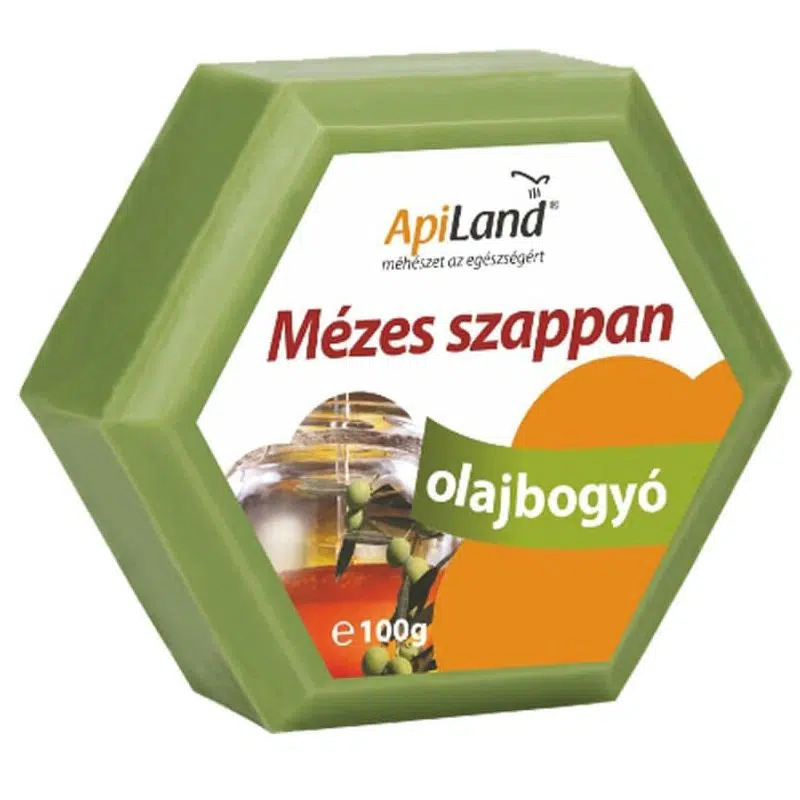 Apiland mézes, olivaolajos szappan - 100g 1 Apiland mézes, olivaolajos szappan - 100g