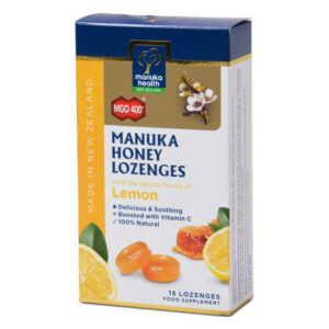 Manuka MGO 400+ mézes cukorka citromos - 65g