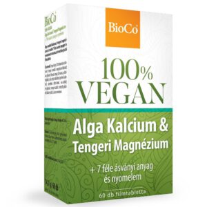 BioCo 100% VEGAN Alga Kalcium & Tengeri Magnézium filmtabletta - 60db