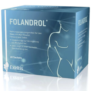 Folandrol mio-inozit, folsav, szelén és antioxidáns tartalmú por – 60 tasak