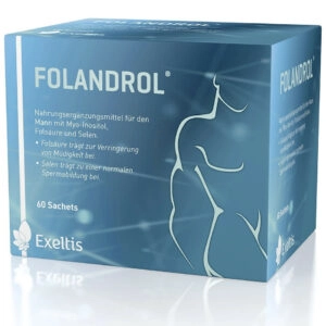 Folandrol mio-inozit, folsav, szelén és antioxidáns tartalmú por – 60 tasak