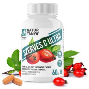 Natur Tanya Szerves C Ultra Retard C-vitamin 1500mg csipkebogyó kivonattal - 60db
