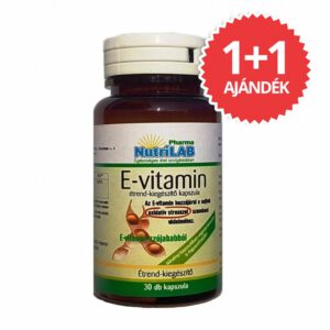 Nutrilab E-vitamin kapszula 1+1 akció - 2x30db