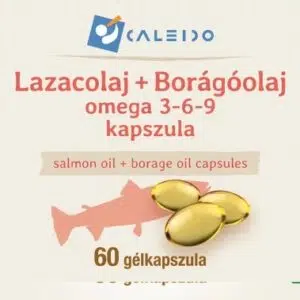Caleido Lazacolaj + Borágóolaj Omega 3-6-9 gélkapszula - 60db 3 Caleido Lazacolaj + Borágóolaj Omega 3-6-9 gélkapszula - 60db - Image 2