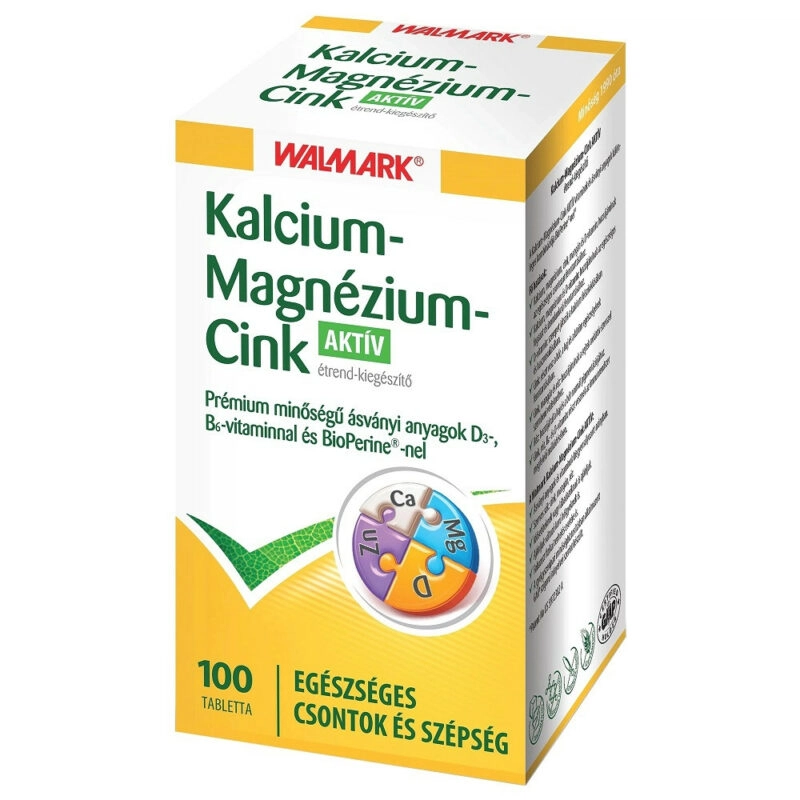 Walmark Kalcium-Magnézium-Cink Aktív tabletta - 100db