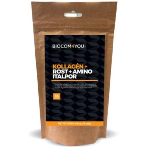 Biocom Kollagén+Rost+Amino mangó ízű italpor utántöltő - 510g