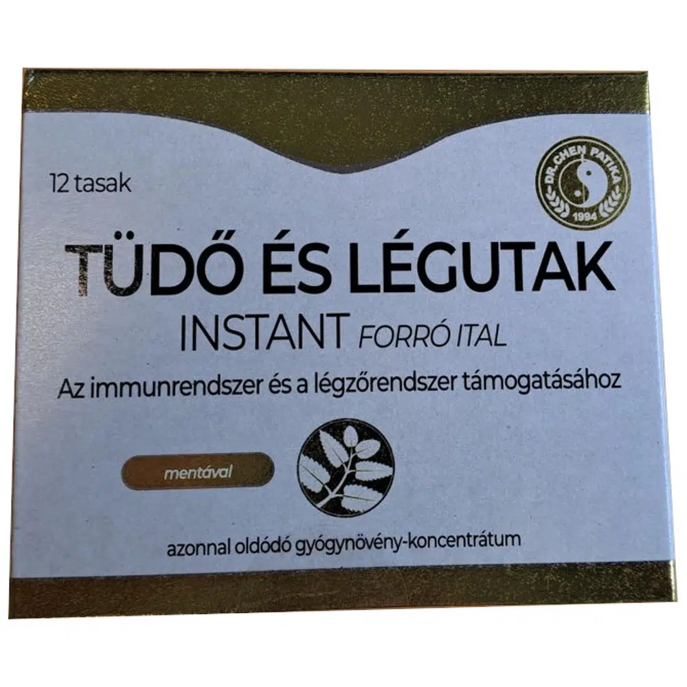 Dr. Chen Tüdő és Légutak instant forró ital - 12 tasak 1 Dr. Chen Tüdő és Légutak instant forró ital - 12 tasak
