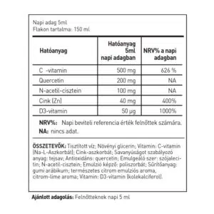 ImmunPro Liposzómás Immunerősítő Emulzió citrom-lime ízesítésben - 150ml 3 ImmunPro Liposzómás Immunerősítő Emulzió citrom-lime ízesítésben - 150ml - Image 2