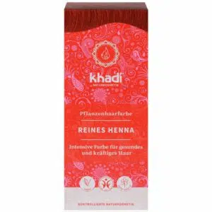 Khadi Hajfesték por élénkvörös - 100% Henna-tartalommal - 100g