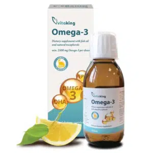 Vitaking Omega-3 halolaj citromolajjal, E-vitaminnal és rozmaring kivonattal - 150ml 5 Vitaking Omega-3 halolaj citromolajjal, E-vitaminnal és rozmaring kivonattal - 150ml