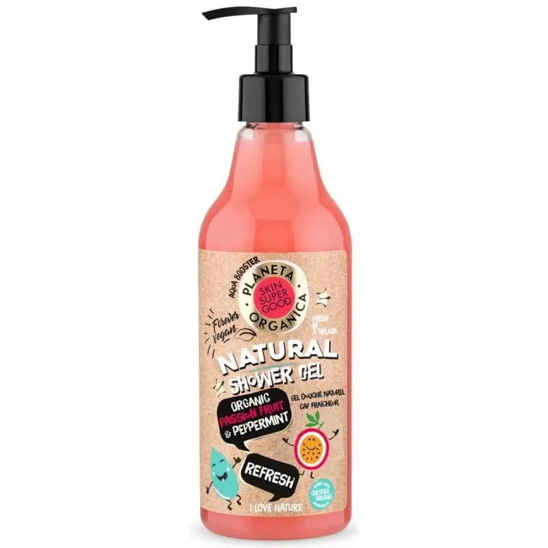Skin Super Good Természetes Refresh tusfürdő - 500ml 1 Planeta Organica Skin Super Good Természetes Refresh tusfürdő - 500ml