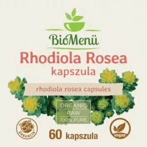 Biomenü Bio Rhodiola Rosea kapszula - 60db 3 Biomenü Bio Rhodiola Rosea kapszula - 60db - Image 2