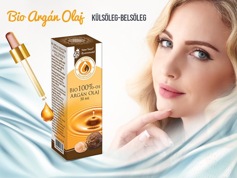 Használja ki a Natur Tanya BIO 100%-os Argán olaj áldásos hatásait külsőleg és belsőleg is!