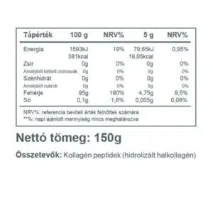 Vitaking Halkollagén italpor natúr - 150g - Image 2