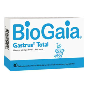 BioGaia Gastrus Total mandarin rágótabletta - 30db