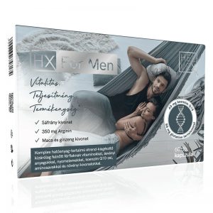 HX For Men - vitalitás, teljesítmény, termékenység kapszula - 60db