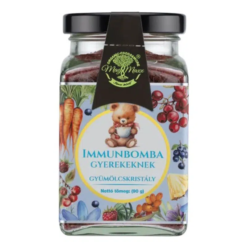 MagMaxx Immunbomba Gyermekeknek Gyümölcskristály - 90g 1 MagMaxx Immunbomba Gyermekeknek Gyümölcskristály - 90g
