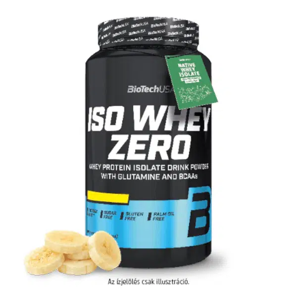 BioTech USA IsoWhey ZERO banán - 908g 1 BioTech USA 100% IsoWhey ZERO Lactose Free banán - 908g