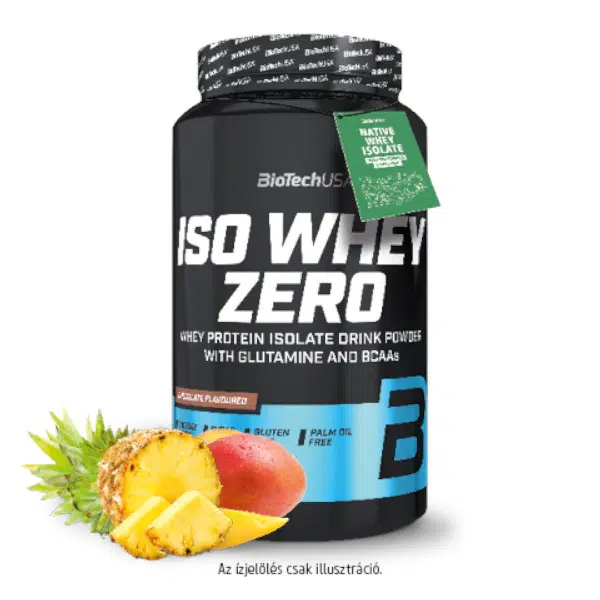 BioTech USA IsoWhey ZERO ananász-mangó - 908g 1 BioTech USA 100% IsoWhey ZERO Lactose Free ananász-mangó - 908g
