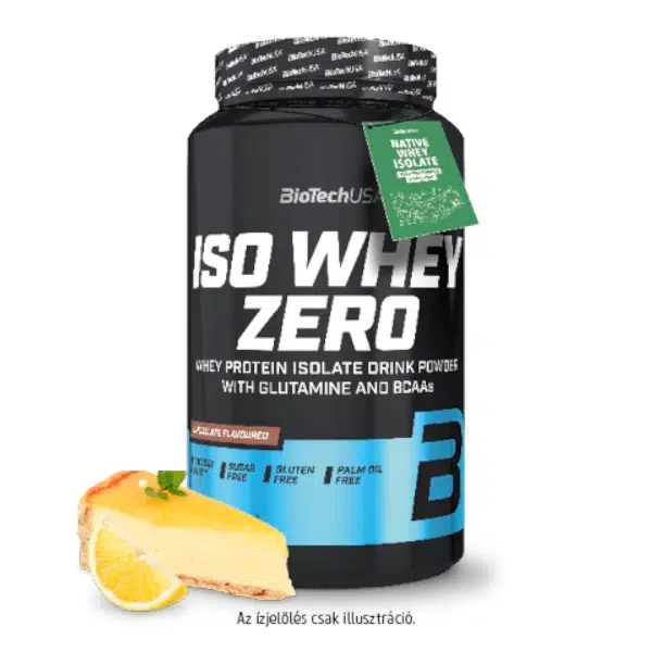 BioTech USA IsoWhey ZERO citromos-sajttorta - 908g 1 BioTech USA 100% IsoWhey ZERO Lactose Free citromos-sajttorta - 908g