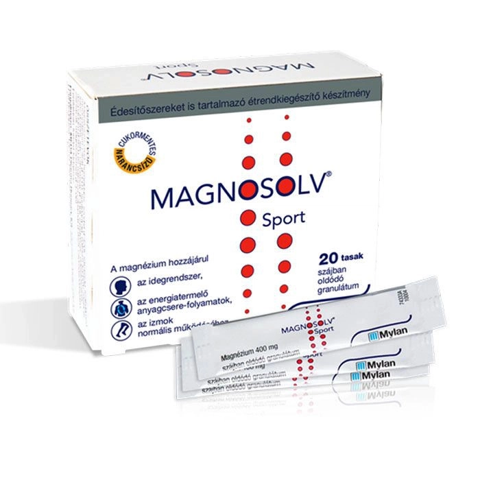 Magnosolv Sport 400mg granulátum - 20 tasak 1 Magnosolv Sport 400mg granulátum - 20 tasak