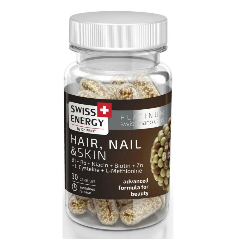 Swiss Energy Hair, Nail&Skin - haj, bőr, köröm kapszula - 30db