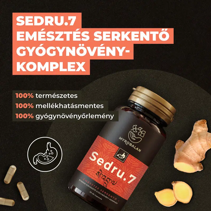 Myrobalan Sedru.7 - emésztést serkentő kapszula - 60db 3 Myrobalan Sedru.7 - emésztést serkentő kapszula - 60db