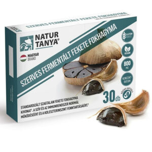 Natur Tanya Fermentált Fekete fokhagyma kapszula - 30db