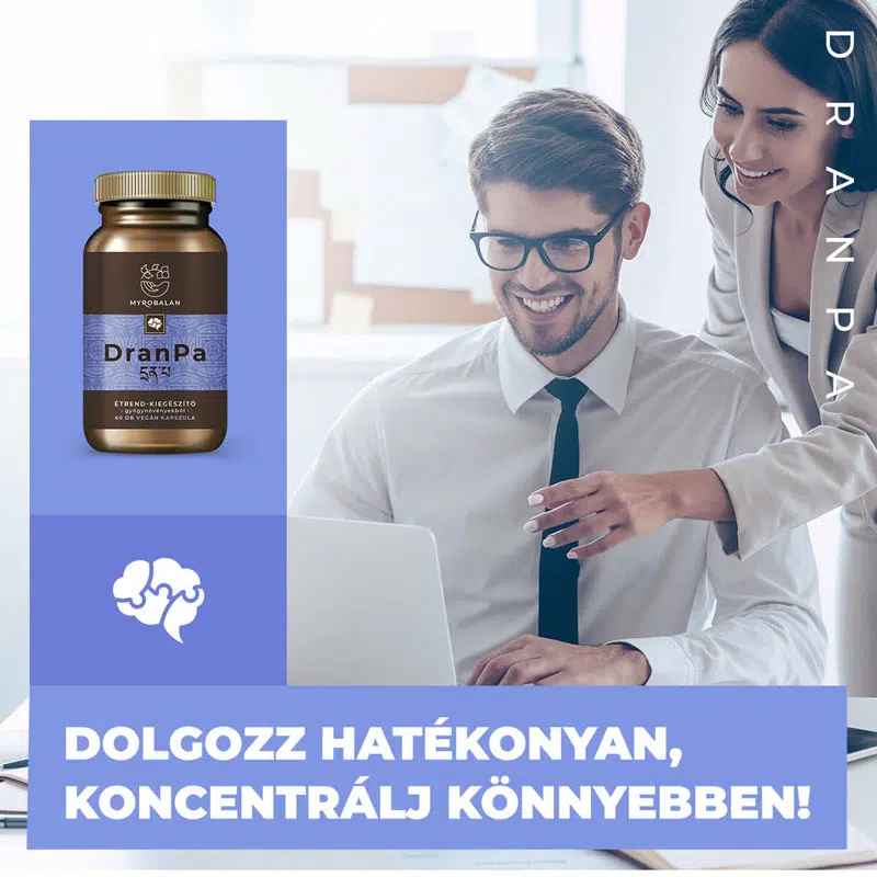 Myrobalan DranPa - agyserkentő, memóriajavító kapszula - 60db 2 Myrobalan DranPa - agyserkentő, memóriajavító kapszula - 60db