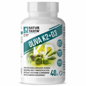 Natur Tanya Oliva K2+D3 vitamin kapszula - 40db