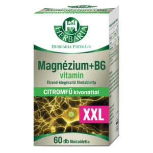 Herbária Magnézium + B6-vitamin + citromfű XXL tabletta - 60db