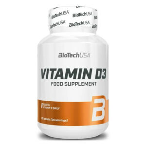 BioTech USA D3-vitamin 2000NE tabletta - 120db