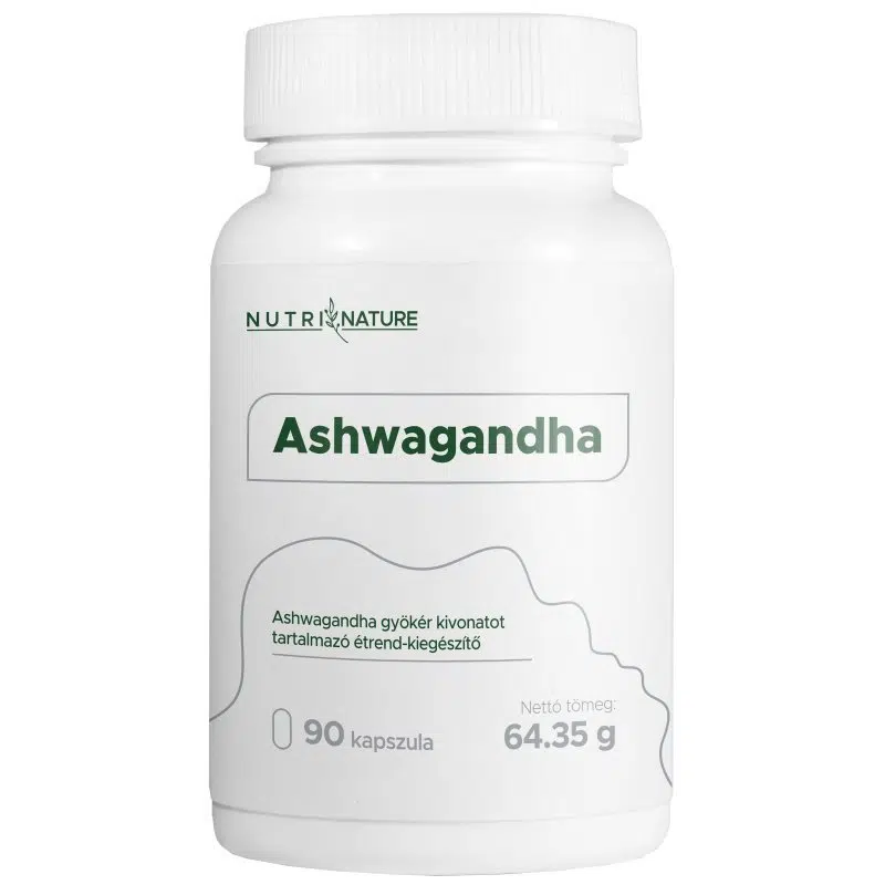 Nutri Nature Ashwagandha kapszula - 90db 1 Nutri Nature Ashwagandha kapszula - 90db